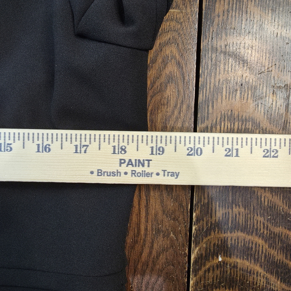 Tommy Hilfiger Black Cocktail Dress w/Bell Sleeves Sz 14 - Picture 12 of 13